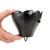 Good Directions - Modern Farmhouse 13 Cup Tulip Black Aluminum 8.5 ft. Rain Chain with Gutter Installation Clip - 463K-8