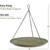 Good Directions - 18" Hanging Blue Verde Copper Bird Bath - BBH18-5