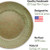 Good Directions - 18" Hanging Blue Verde Copper Bird Bath - BBH18-5