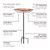 Good Directions - 18" Greek-Inspired Copper Bird Bath with Garden Pole - BBG18-3