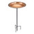 Good Directions - 18" Greek-Inspired Copper Bird Bath with Garden Pole - BBG18-3