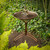 Good Directions - 20" Copper Bird Bath with Buddha and Stand - BBG20-2