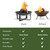 Good Directions - Viking 24" Fire Pit - 111260FO