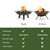 Good Directions - Porto 32" Fire Pit with Grill Plate and Cover Lid - 111267GC