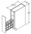 Aristokraft Cabinetry All Plywood Series Korbett Maple Base Cabinet with Tray Divider Pull-out BTDPP09