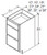 Aristokraft Cabinetry All Plywood Series Korbett Maple Vanity Three Drawer Base VDB3335