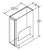 Aristokraft Cabinetry Select Series Korbett Maple 5 Piece Base Cabinets with Tray Divider B09TDFH