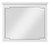Jeffrey Alexander - Mirror - White - MIR2CHA-40-WH