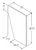 Aristokraft Cabinetry Select Series Rena PureStyle Paint Vanity Tapered End Panel VTEP32.5