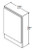 Aristokraft Cabinetry All Plywood Series Rena PureStyle Paint Decorative End Panel DBEPFHR