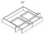 Cubitac Cabinetry Newport Cafe Desk Drawer - VDDT36X21-NC