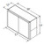 Aristokraft Cabinetry All Plywood Series Tilden PureStyle Wall Trimmable Cabinet WT3724B