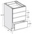 Cubitac Cabinetry Dover Latte Four Drawers Base Cabinet - DB15-4-DL