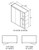 Aristokraft Cabinetry Select Series Tilden PureStyle Square Corner Wall Cabinet SC4242BL Hinged Left
