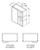 Aristokraft Cabinetry Select Series Trenton Birch Paint Square Corner Wall Cabinet SC3336L Hinged Left