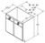 Aristokraft Cabinetry Select Series Winstead Paint 5 Piece Sink Or Range Base SB45