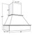 Cubitac Cabinetry Milan Latte Range Hood - RH3642-ML