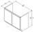 Aristokraft Cabinetry All Plywood Series Korbett Paint Removable Vanity Wall Sink Cabinet RVWS4232