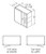 Aristokraft Cabinetry Select Series Korbett Paint Square Corner Wall Cabinet SC3630L Hinged Left