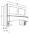 Cubitac Cabinetry Milan Shale Range Hood Cabinet - RHC4236-CV-MS
