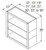Aristokraft Cabinetry Select Series Landen Maple Paint Wall Open Cabinet WOL3630