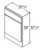 Aristokraft Cabinetry Select Series Landen Maple Paint Decorative Vanity End Panel DVEP32.5R