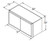 Aristokraft Cabinetry Select Series Landen Maple Paint Wall Trimmable Cabinet WT371815B