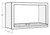 Cubitac Cabinetry Belmont Glaze Cafe Microwave Cabinet - MW3018-BGC