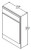 Aristokraft Cabinetry Select Series Trenton Birch Decorative End Panel DBEPR