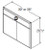 Aristokraft Cabinetry All Plywood Series Trenton Birch Paint Universal Design Sink Fronts SF3032.5B