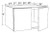 Ideal Cabinetry Manhattan High Gloss Metallic Wall Cabinet - W332418-MHM