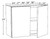 Ideal Cabinetry Manhattan High Gloss Metallic Wall Cabinet - W3324-MHM