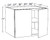 Ideal Cabinetry Manhattan High Gloss White Wall Cabinet - W332424-MHW