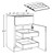 Ideal Cabinetry Nassau Mythic Blue Base Cabinet - B15-2T-ST-NMB