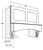 Cubitac Cabinetry Bergen Latte Range Hood Cabinet - RHC4236-CS-BL