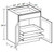 Ideal Cabinetry Waterford Valiant Onyx Base Cabinet - B24-2T-WVO