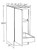 Ideal Cabinetry Waterford Valiant Onyx Base Cabinet - B12FH-1T-WVO