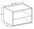 Ideal Cabinetry Waterford Verdant Green Wall Cabinet - Without Doors - W302424ND-WVA