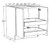 Ideal Cabinetry Glasgow Mythic Blue Base Cabinet - B36FH-2T-GMB