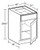 Ideal Cabinetry Nantucket Pebble Gray Desk Door Cabinet - DDO15-NPG