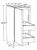 Ideal Cabinetry Nantucket Pebble Gray Base Cabinet - B18FH-2T-NPG