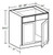 Ideal Cabinetry Nantucket Cinnamon Base Cabinet - SB36-NCN