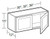 Ideal Cabinetry Nantucket Mocha Wall Cabinet - W3315-NMG