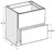 Cubitac Cabinetry Sofia Caramel Glaze Two Drawers Base Cabinet - DB30-2-SCG