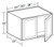 Ideal Cabinetry Cambria Vivid White Wall Cabinet - W242418-CVW