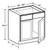 Ideal Cabinetry Cambria Vanguard Oak Base Cabinet - SB33-CVK