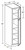 Ideal Cabinetry Cambria Vanguard Oak Pantry Cabinet - U182484-CVK