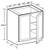 Ideal Cabinetry Standford Vivid White Base Cabinet - B33FH-SVW