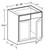 Ideal Cabinetry Standford Valiant Onyx Double Door Vanity Sink Base Cabinet - VSB3321-SVO