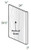 Ideal Cabinetry Danville Polar White Plywood Panel - BP3-DPW